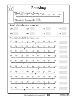 Image result for 3rd Grade Math Worksheets Rounding