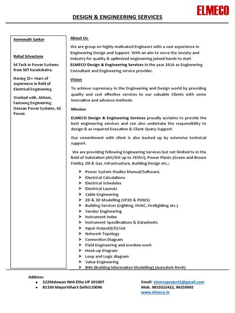 Image result for Engineering Profile Example