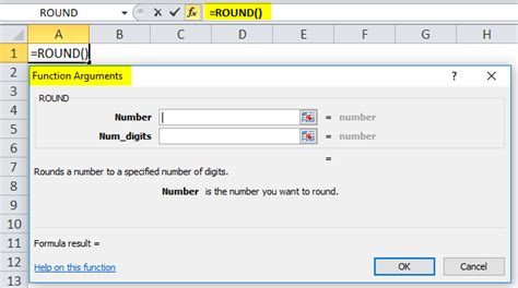Image result for Round Function in Excel