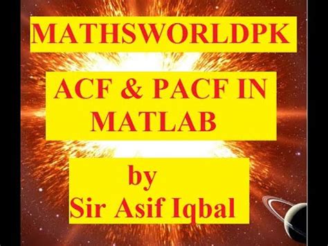 Image result for ACF MATLAB