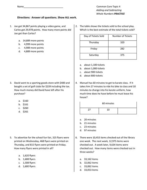 Afbeeldingsresultaten voor enVision Math 4th Grade Worksheets