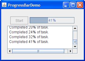 Image result for Progress Balken Maken in GUI Java