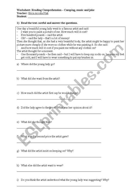 Image result for Reading Comprehension Worksheets Present Simple