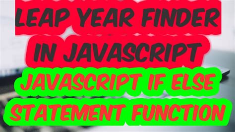 Image result for Does JavaScript Account for Leap Day