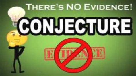 Image result for Example of Conjecture