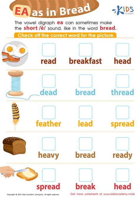 Phonics Ee EA Worksheet に対する画像結果