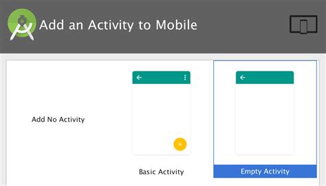 Image result for Android Studio Activity Box