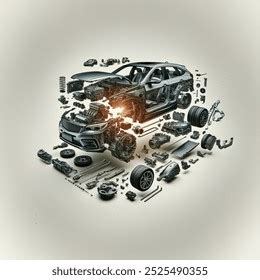 Image result for Simple Exploded View of a Car