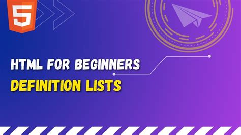 Image result for Definition List in HTML