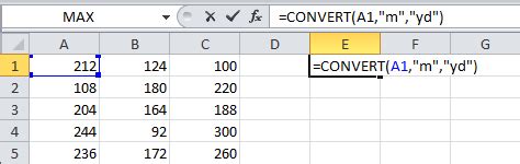 Image result for Unit Conversion Table Excel