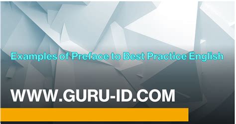 Toradh íomhá ar Good Practice Preface Examples