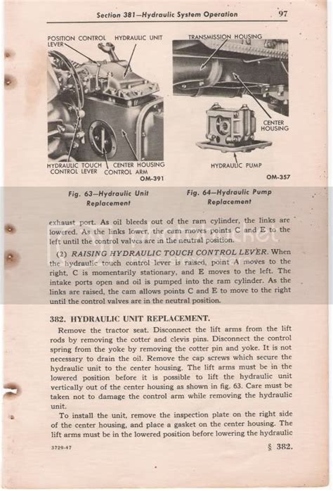 Image result for 8N Tractor Hydraulic Problems