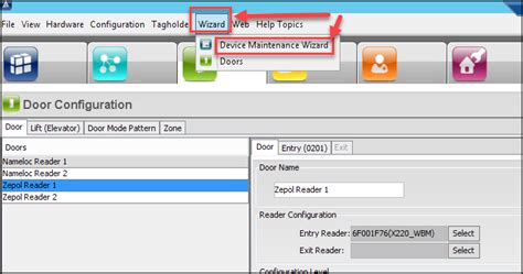 Toradh íomhá ar Single Wiegand Reader Module