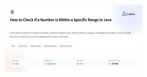 Image result for How to Define Range in Java