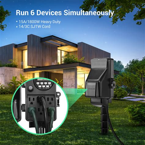 Toradh íomhá ar Programmable Power Strip Timer