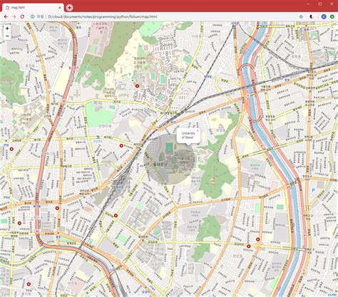 Folium Map Python에 대한 이미지 결과