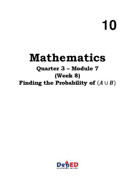 Image result for Math 7 Quarter 4 Module 3