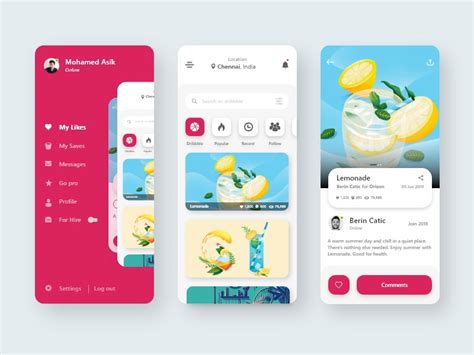Image result for Dribbble UI Design Example