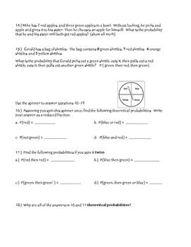 Image result for Probability Study Guide 7th Grade