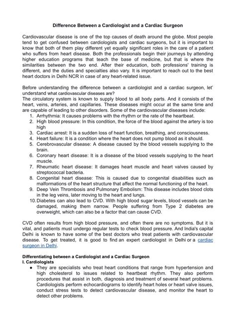 Image result for Diffrence in Surgeon and Inteventional Cardiologist