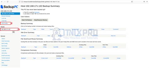 Toradh íomhá ar BackupPC Icon