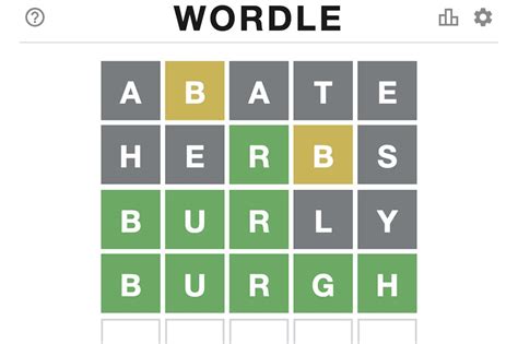 Image result for Wordle Game Examples