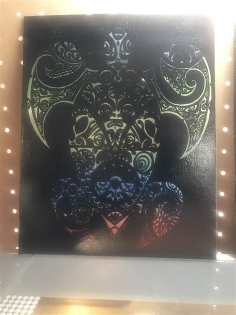 Toradh íomhá ar Glowforge Painted Canvas
