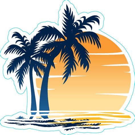 Image result for Palm Tree Stickers