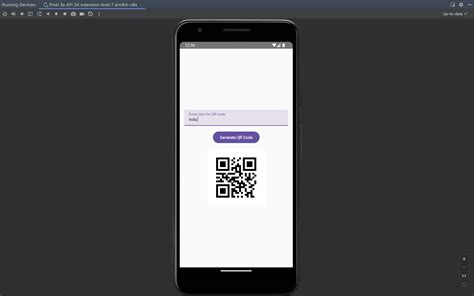 Image result for QR Code Generating Android UI