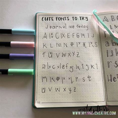 Image result for Example of Creative Notebook Lettering