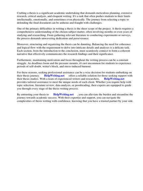 Image result for Thesis Example