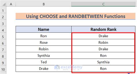 Image result for Randomize Excel List