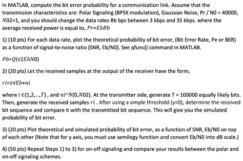 Image result for Probability Error MATLAB