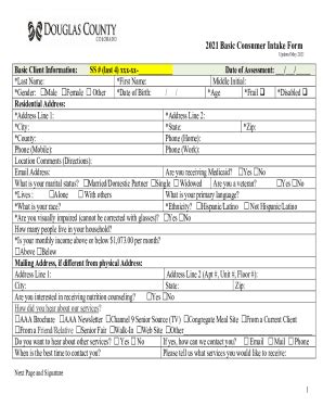 Toradh íomhá ar Consumer Intake Form