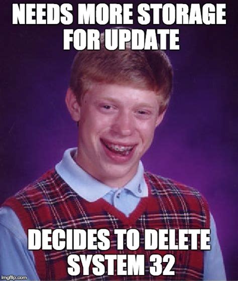 Afbeeldingsresultaten voor Delete System 32 Coding Meme