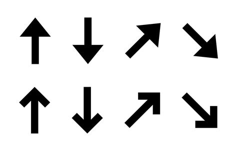 Image result for Upward and Downward Arrow Symbol