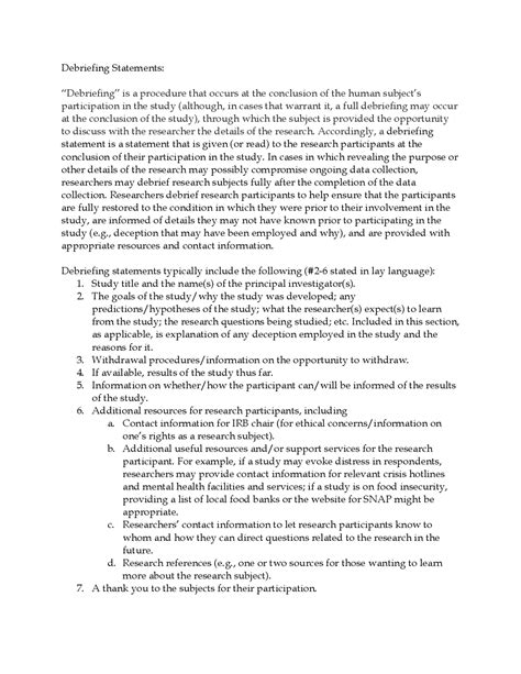 Toradh íomhá ar Debriefing Example