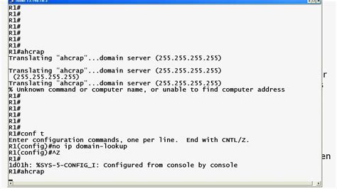 Toradh íomhá ar IP Config Domain