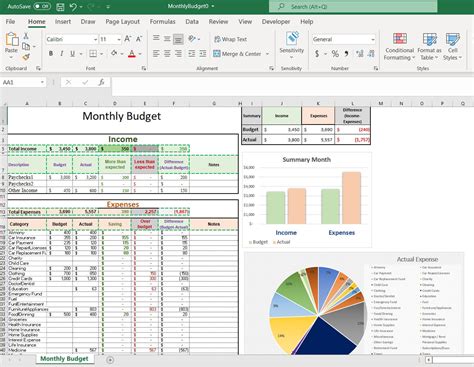 Image result for Budget Tracking Planning Excel