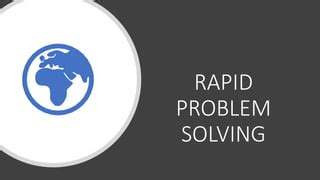 Image result for Rapid Systematic Problem Solving