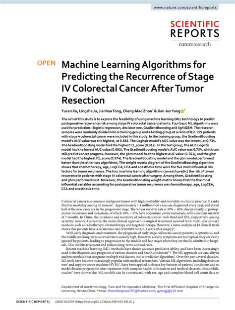 Image result for Machine Learning Algorithm in Cancer