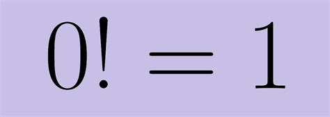 Image result for Why Is 0 Factorial 1