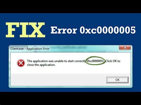 Image result for How to Solve Error 0Xc0000005