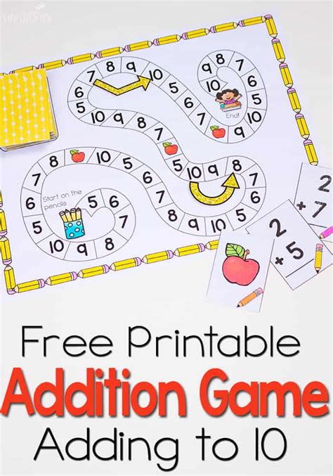 Free Addition Facts Game - Life Over C's
