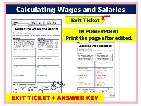 Computing Wages Worksheet に対する画像結果