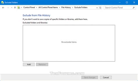 Toradh íomhá ar Turn Off File History