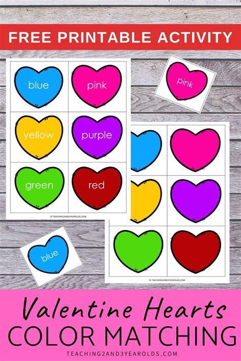 Image result for Valentine Color Match Pattern