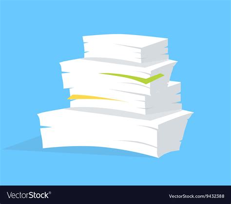 Toradh íomhá ar Paper Stack Vector
