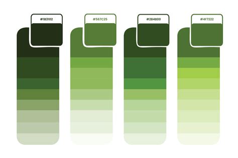 Image result for Green Color Swaches with Code