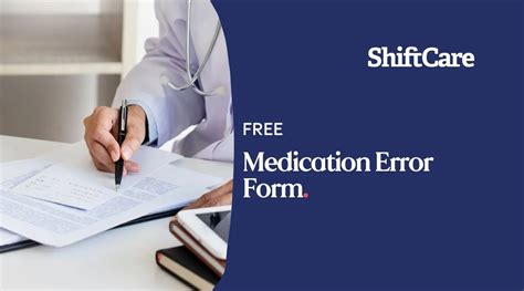 Image result for Examples of Filled Medication Error Forms